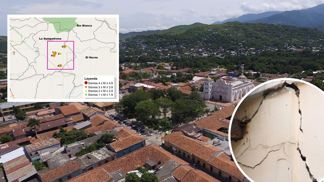 Continúa enjambre sísmico en Comayagua, se registran cinco nuevos movimientos