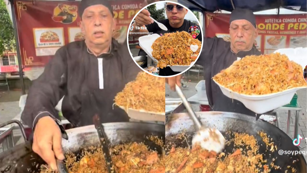 'Bueno, bonito y barato', emprendedor dice que vende el  arroz chino más barato