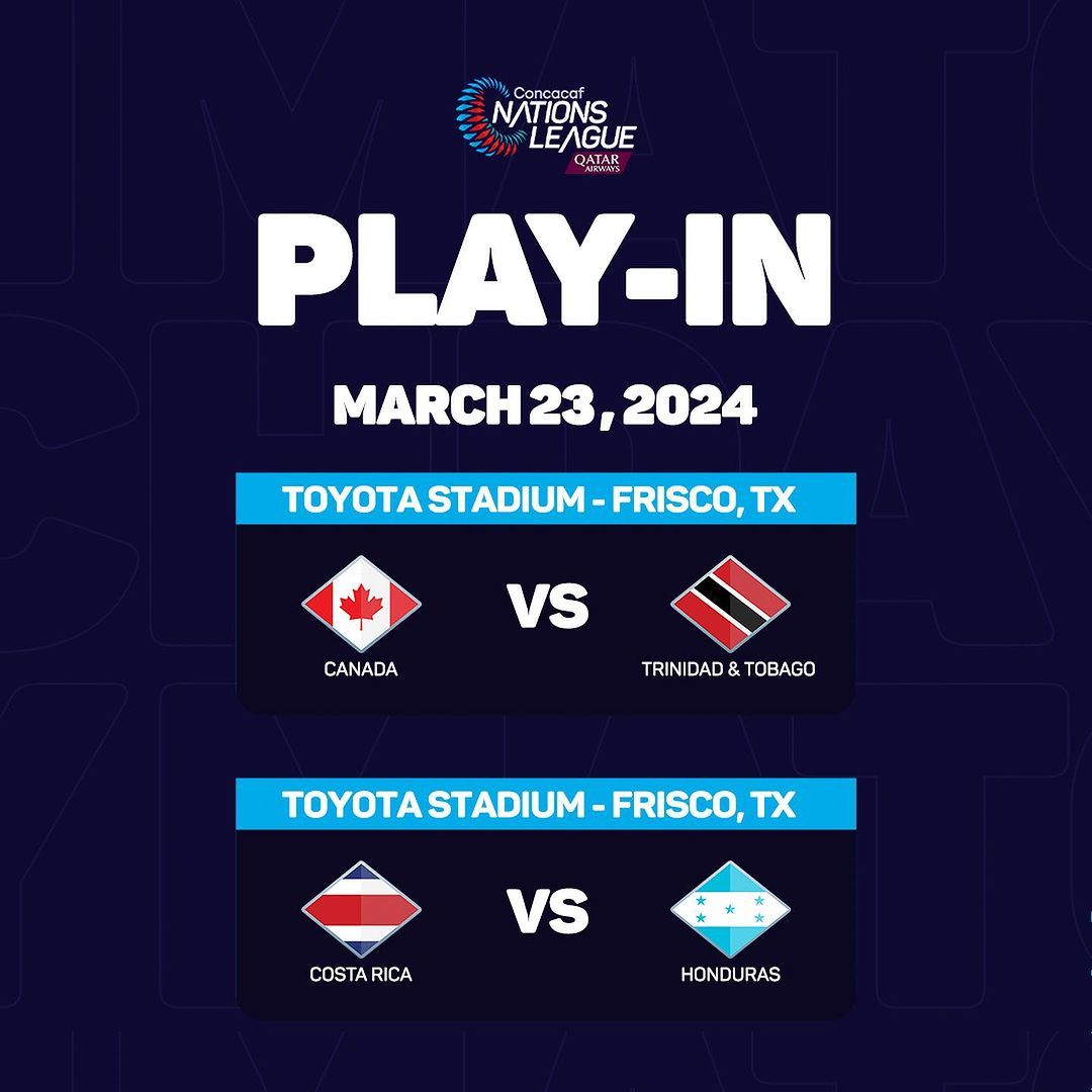 Partidos del repechaje de Concacaf rumbo a la Copa América 2024. Foto: Concacaf