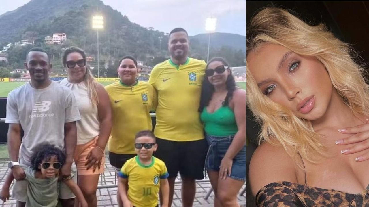 Familia de Endrick (izquierda) y su pareja (derecha). Foto: Diseño HRN