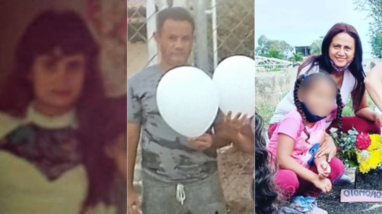 Hermanos de Canserbero: la mayor (por parte de su madre, izquierda), quien perdió la vida (en medio) y la otra por parte de su madre (por parte de su padre, derecha). Foto: Diseño HRN