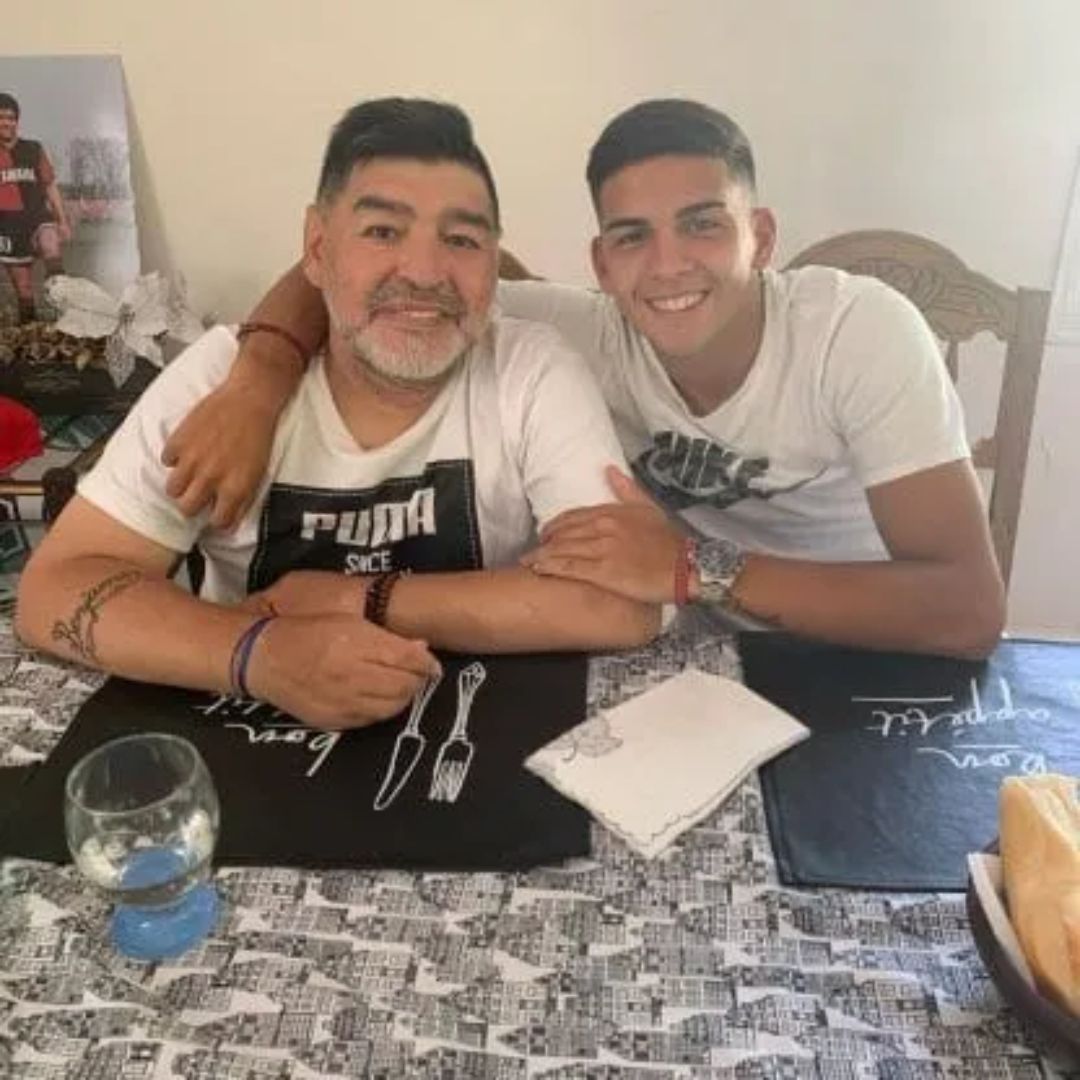 Hernán López Muñoz, el sobrino nieto de Diego Maradona. Foto: Redes sociales