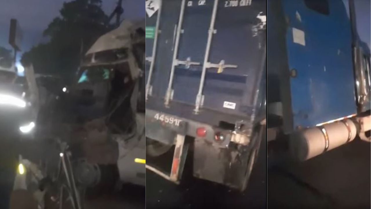 ‘Por andar de loco’, critican a conductor de rapidito tras chocar contra rastra en Choloma
