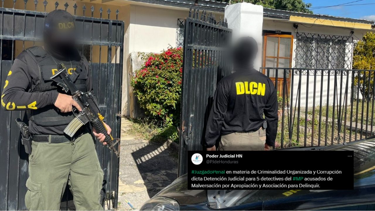 Fijan fecha de audiencia inicial contra 5 agentes de la DLCN capturados por sutracción de armas