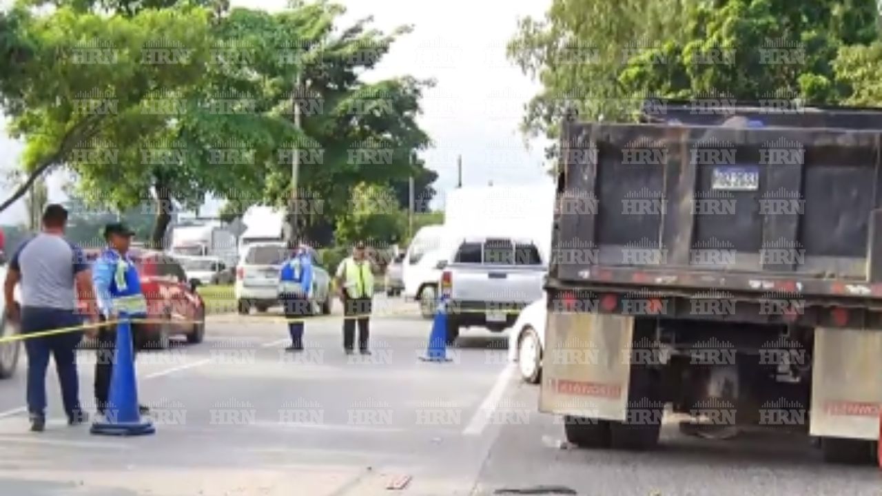 Madre e hijo fallecen atropellados en bulevar de San Pedro Sula