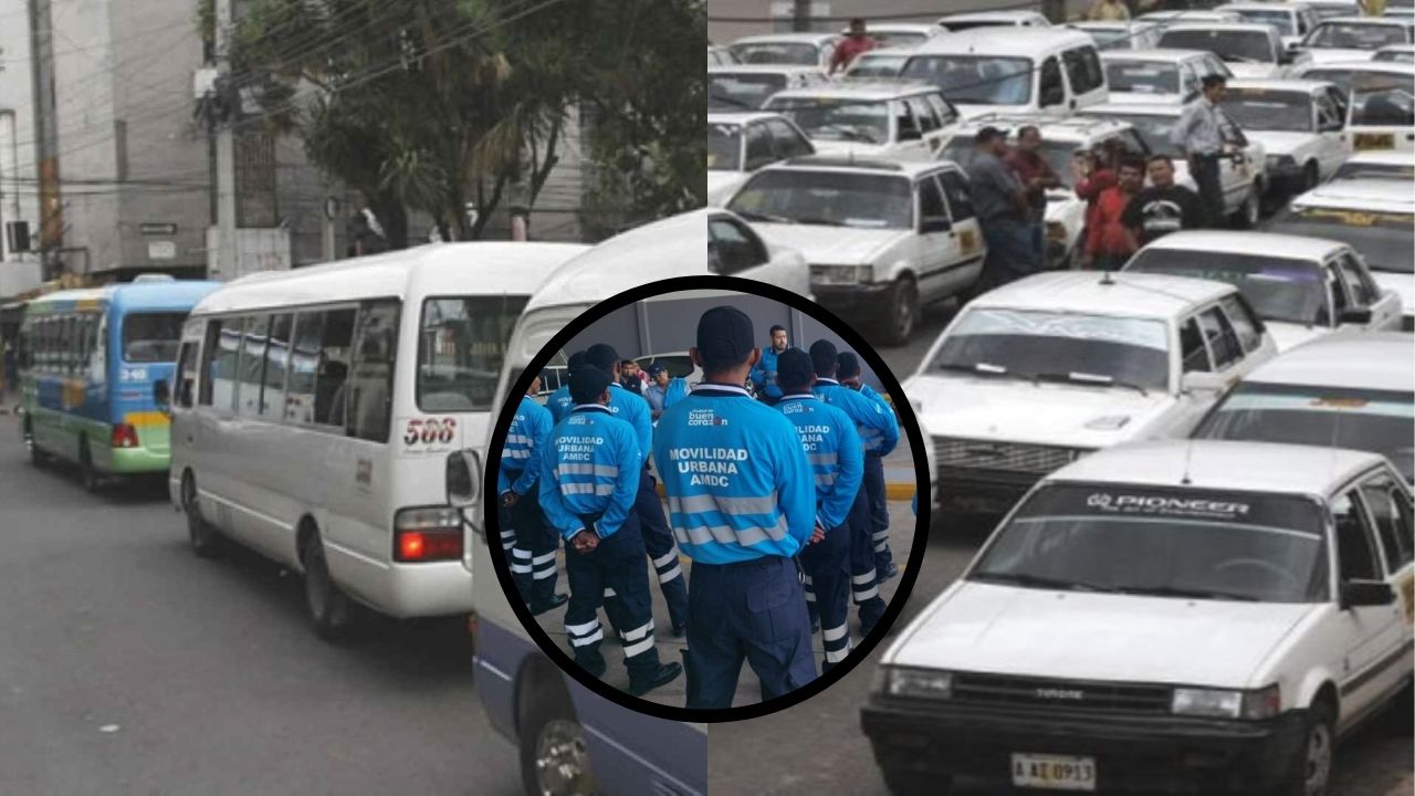 52 estaciones de buses y taxis son vigilados para evitar congestionamiento vial en el Distrito Central