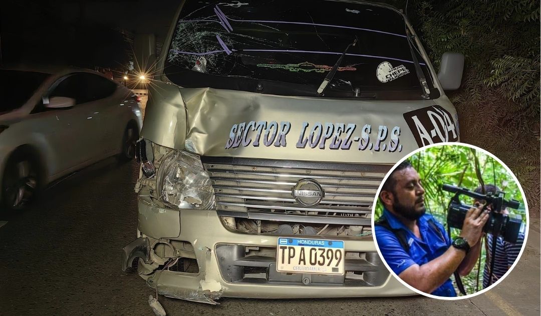 Imagen de Camarógrafo murió atropellado por un bus en Choloma, Cortés