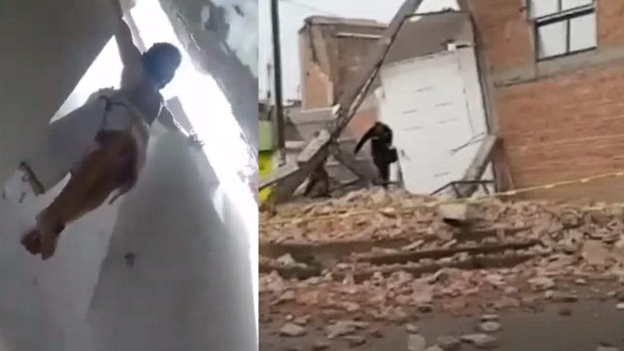 Imagen de ¿Un milagro? Cristo queda intacto tras derrumbe de una iglesia