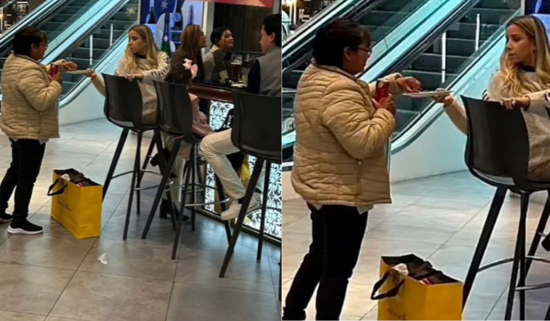 '¡Indignante!', familia deja a empleada doméstica comiendo de pie con 'las sobras'