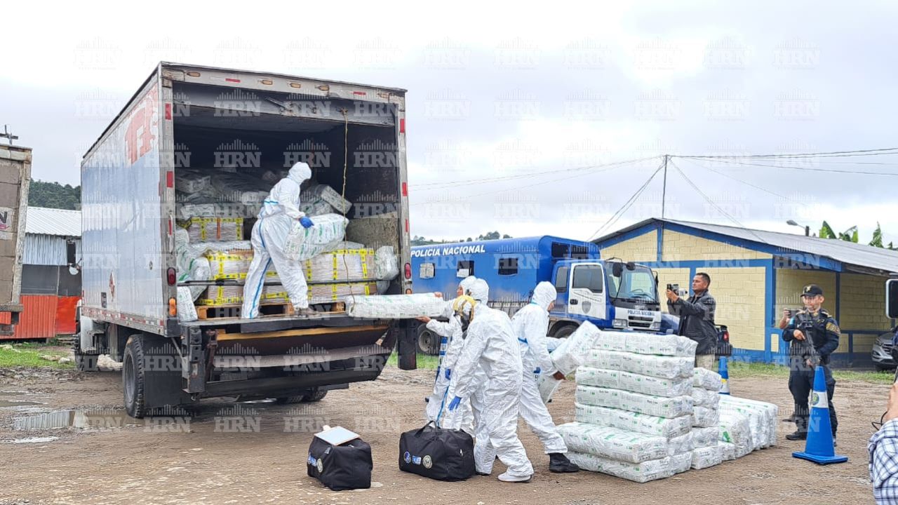 Trasladan hacia Tegucigalpa cargamento de fentanilo decomisado en Copán