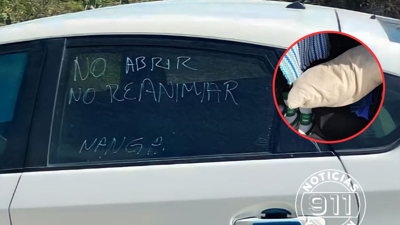 'No abrir, no reanimar', el extraño mensaje sobre cadáver hallado dentro de auto