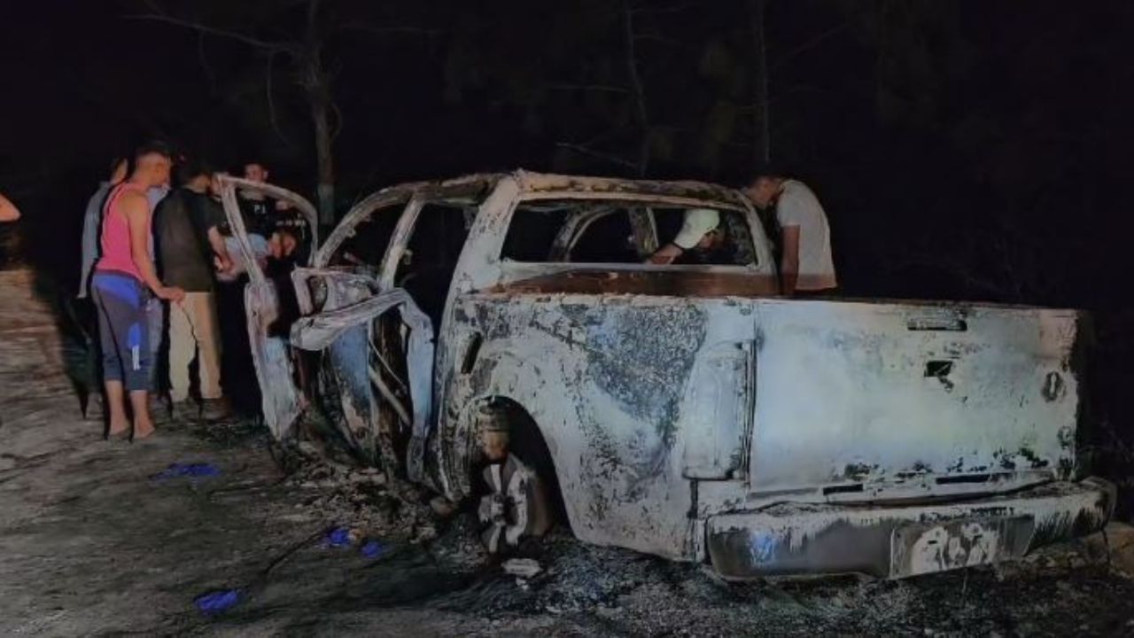 Hallan carbonizados tres cuerpos dentro de vehículo en Copán, estas serían las víctimas