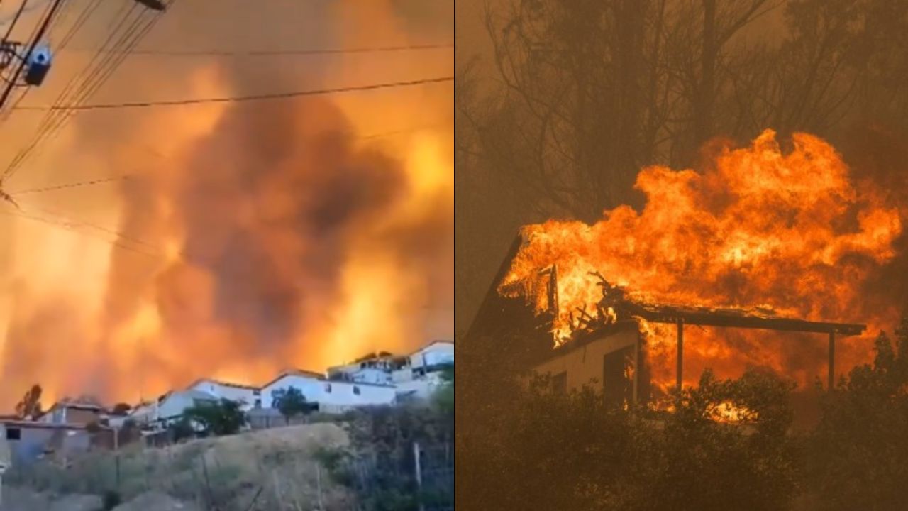 Imagen de Al menos 800 hectáreas calcinadas y 7 heridos en varios incendios en zona central de Chile