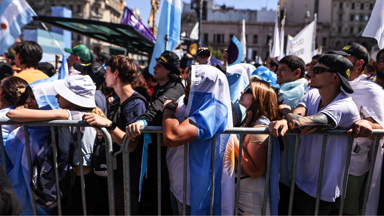 Fotos previas de la investidura del presidente electo Javier Milei en el Congreso de la Nación