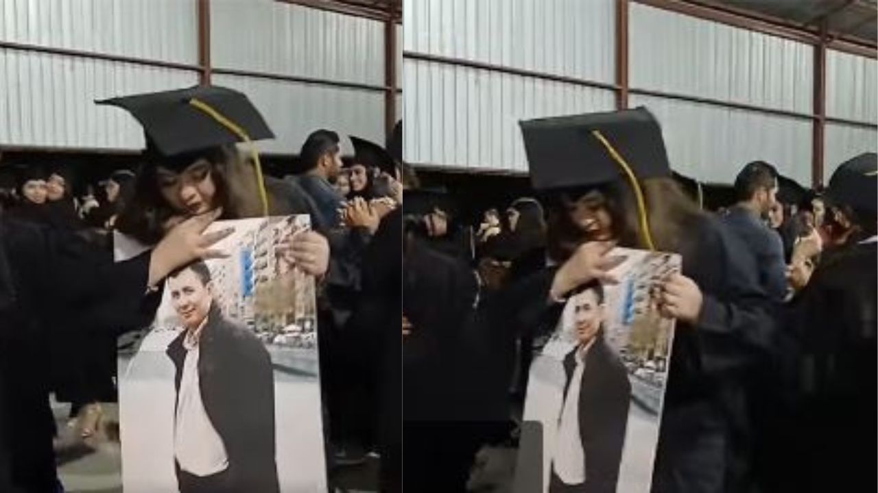 Hondureña baila el vals con foto de su padre muerto en EE.UU: 'Cada uno de mis logros será en su nombre'