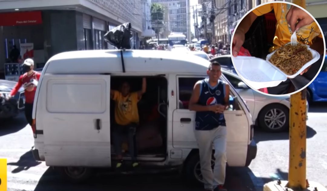 Imagen de 'Me cansé de buscar trabajo', joven hondureño emprende venta de comida china en autobús