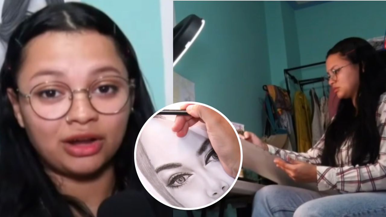 Imagen de Loveira, la hondureña que venció la depresión gracias al dibujo, aquí su historia