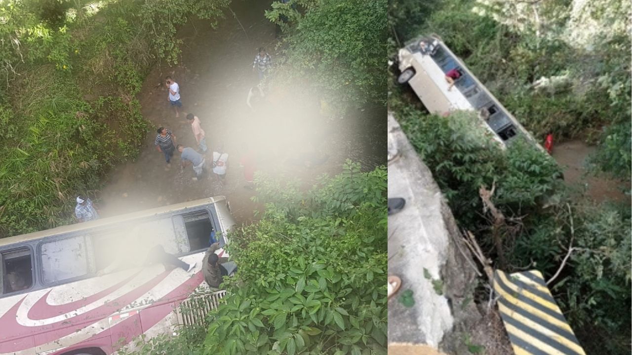 Más de 10 muertos y varios heridos en accidente de autobús en carretera a Olancho