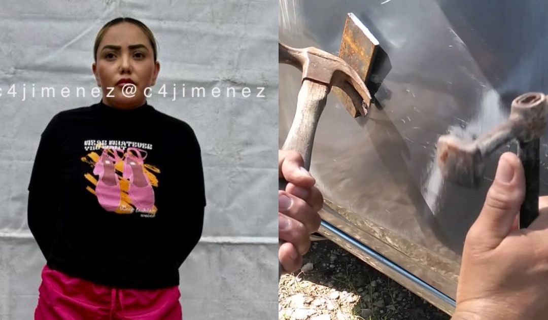 VIDEO: Joven destruyó carro de su amiga por cobrarle dinero que le prestó para un concierto de Karol G
