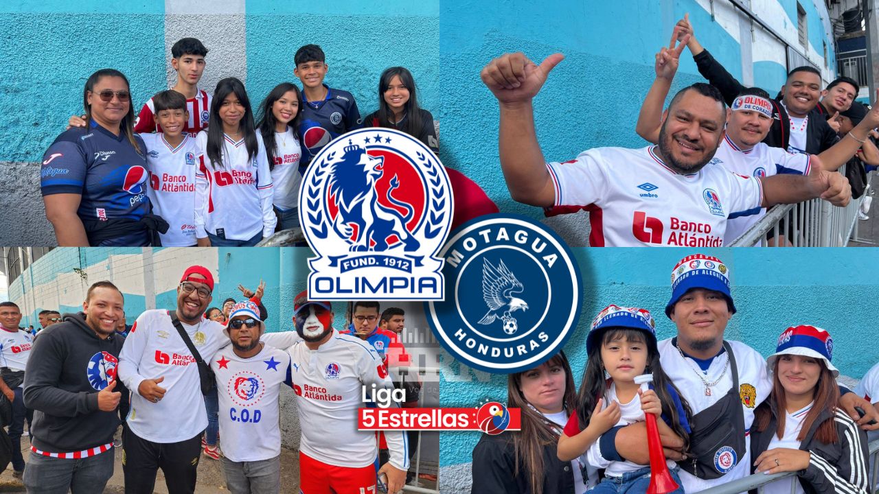 Imagen de Olimpia vs. Motagua: aficionados comienzan a crear el ambiente en el 'Chelato Uclés'