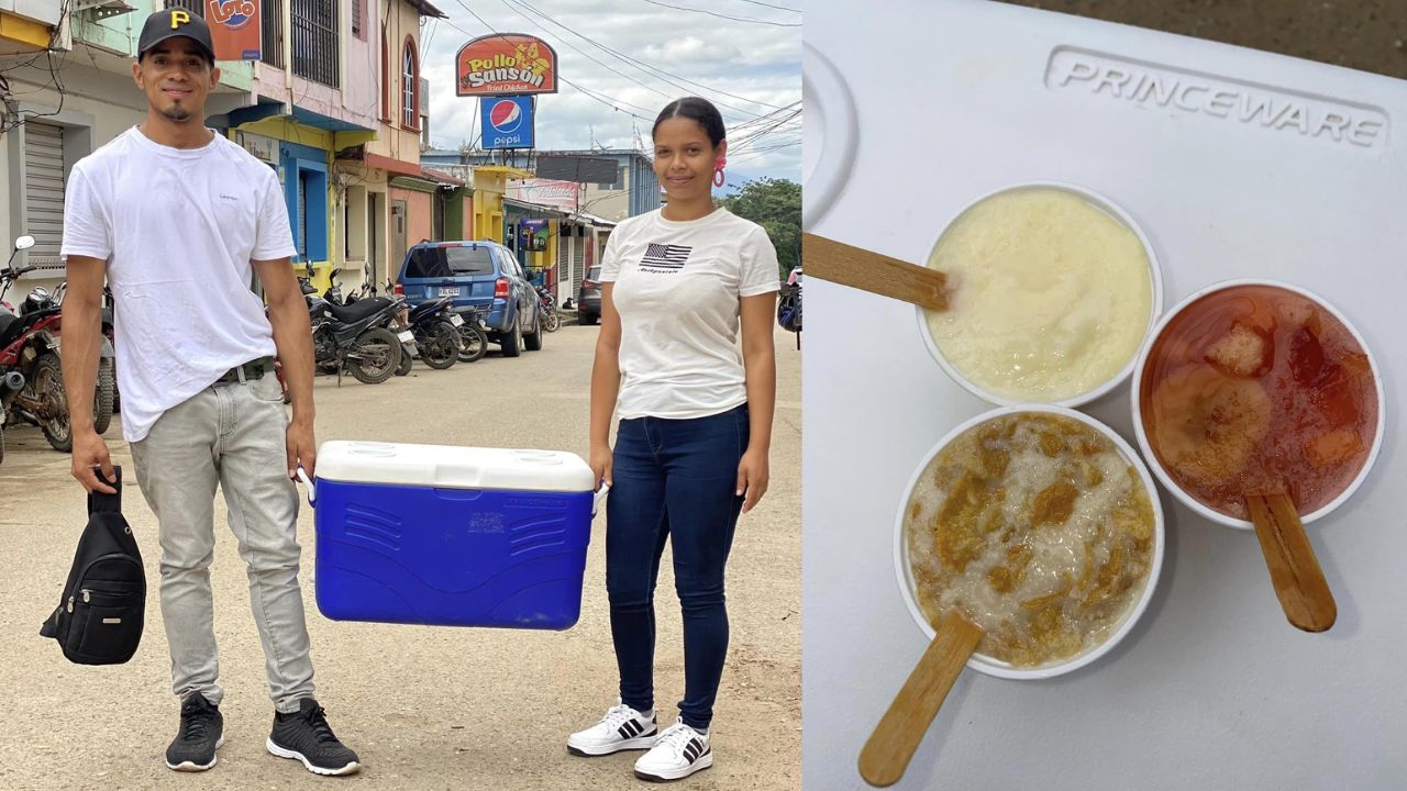 Imagen de 'Más jóvenes así se necesitan', pareja de chicos recorre las calles en Yoro vendiendo paletas