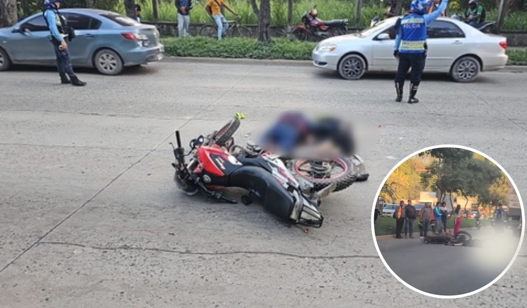 Imagen de Un muerto deja aparatoso accidente de moto en SPS; conductor quedó herido de gravedad