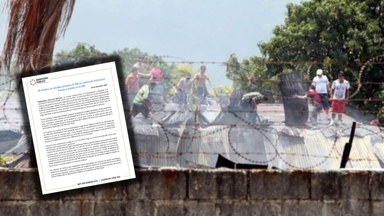 Imagen de 44 medios de prueba presenta el MP contra acusados por fraude contra familiares de fallecidos en cárcel de SPS