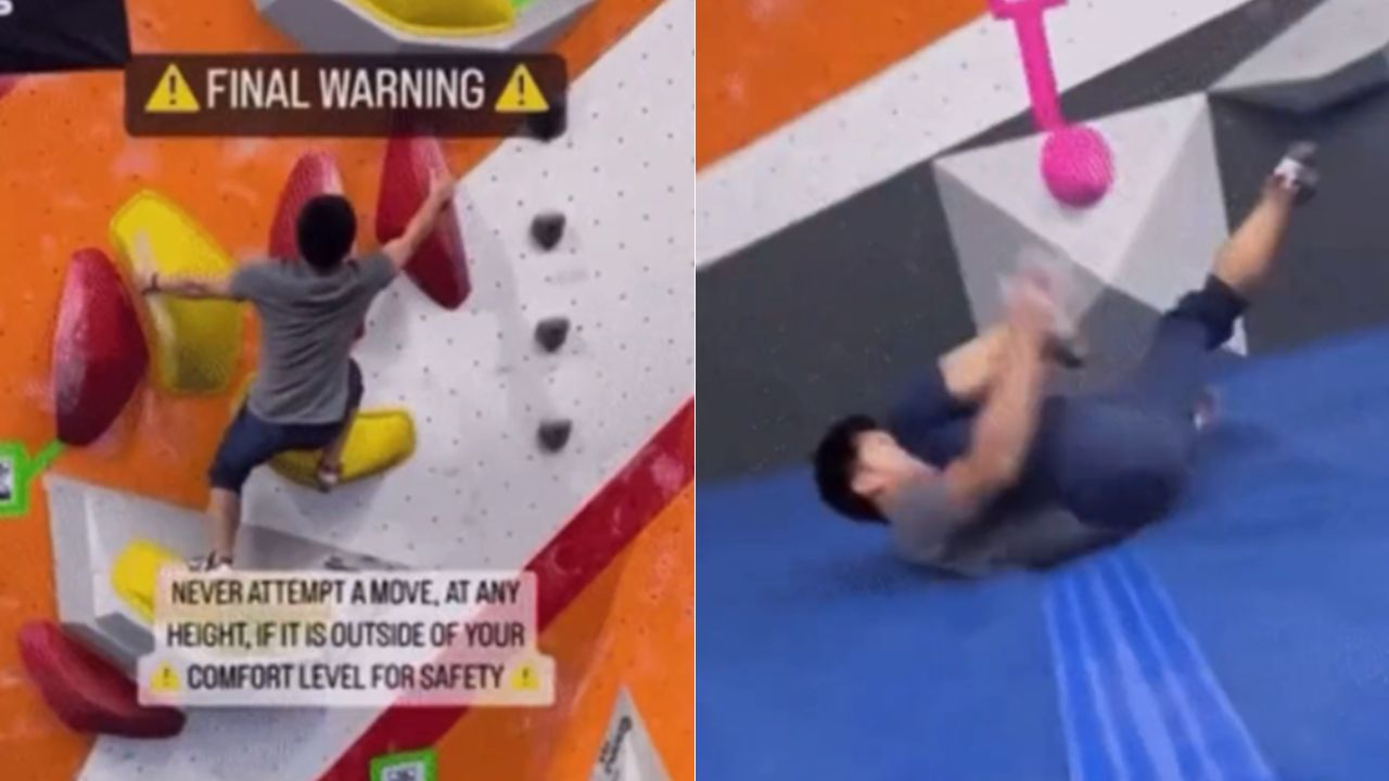 Rock climbing video injury Twitter, ¿de qué trata la grabación que circula en redes?