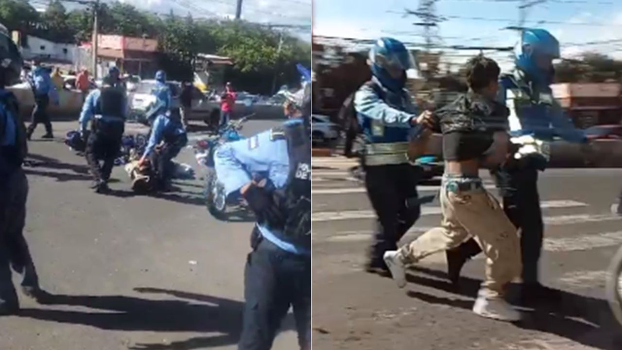 VIDEO: un muerto y un herido deja enfrentamiento entre presuntos pandilleros y policías en la capital