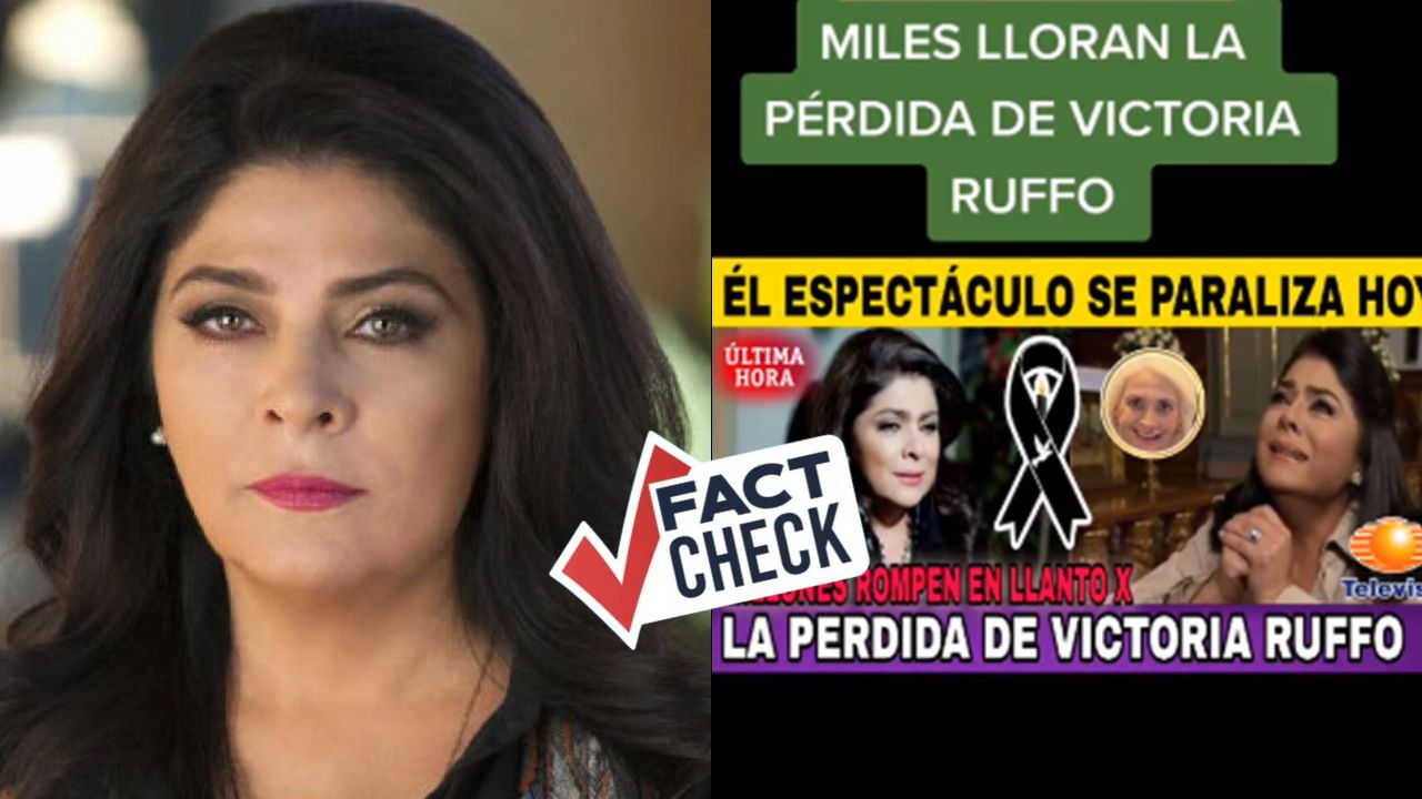 ¿Victoria Ruffo falleció? La verdad detrás de la supuesta muerte de la actriz mexicana