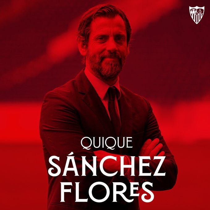 El último club donde ha dirigido Quique Sánchez Flores es Sevilla. Foto: Sevilla