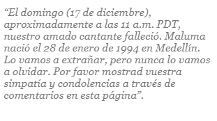 Rumores sobre la supuesta muerte de Maluma divulgados en diciembre de 2023. Foto: MediaMass