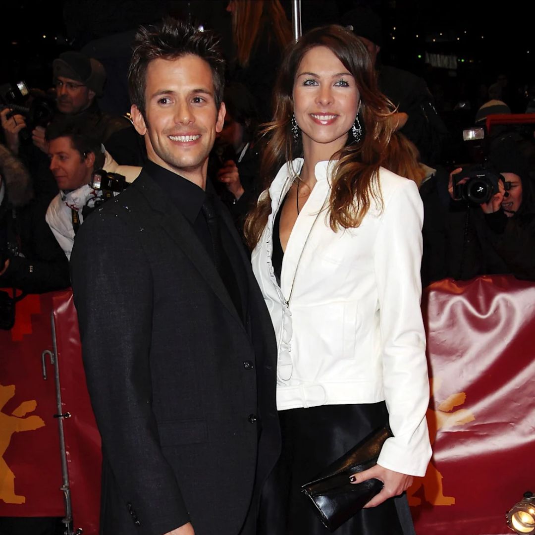 Christian Oliver y su exesposa, Jessica Mazur. Foto. Getty Images