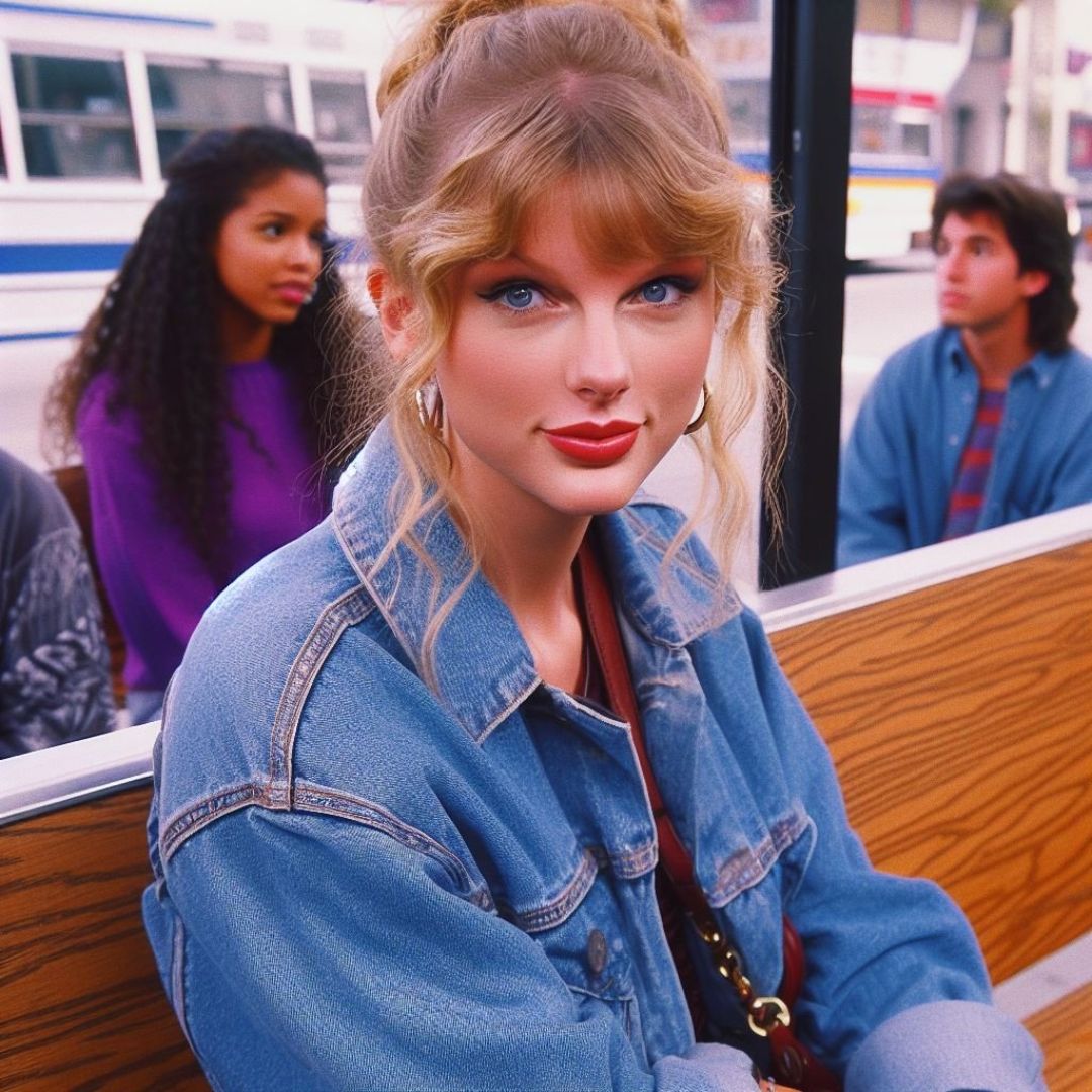 Una de las fotos de Taylor Swift AI pictures en Twitter. Foto: Reddit