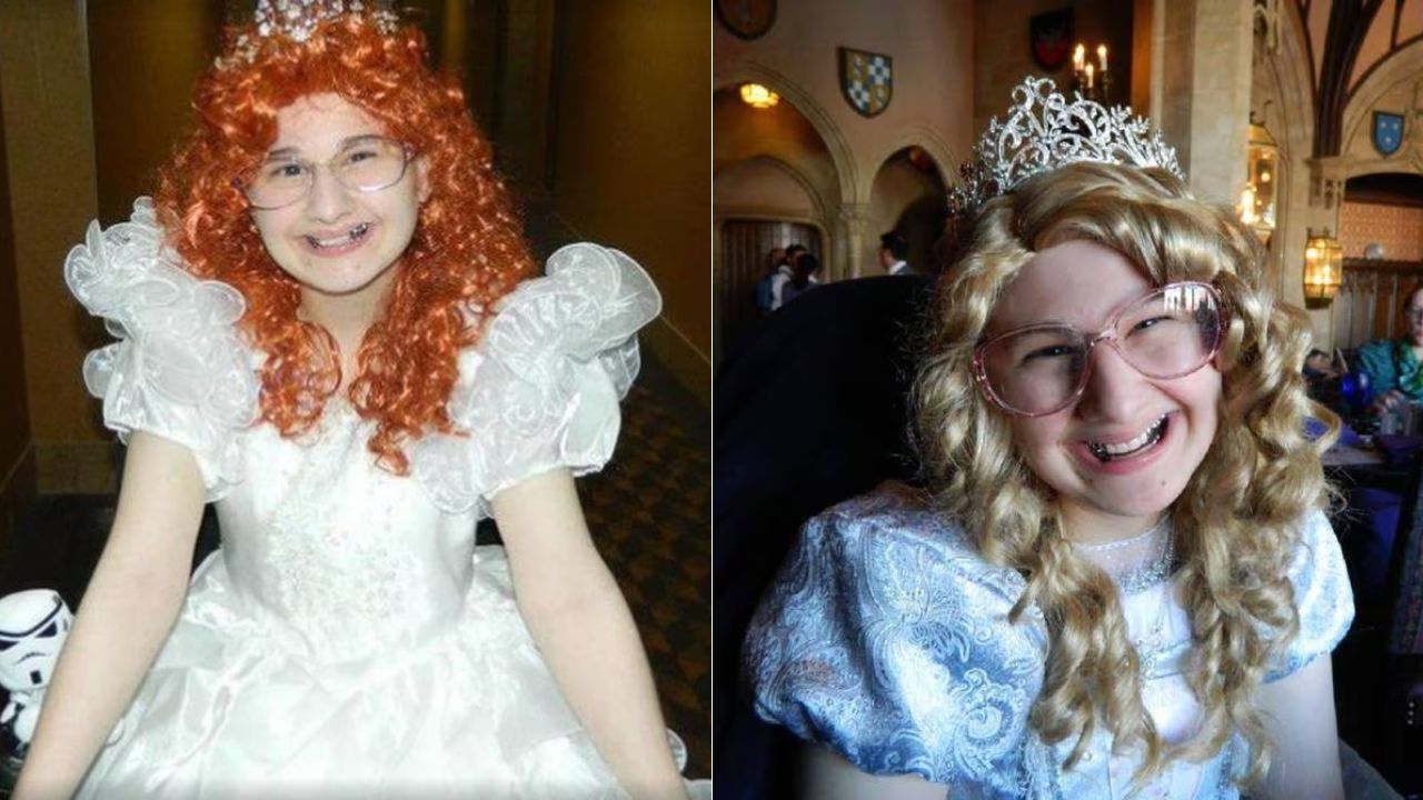 Fotos de Gypsy Rose Blanchard cuando era una niña difundidas en Facebook. Foto: Cortesía Biobiochile