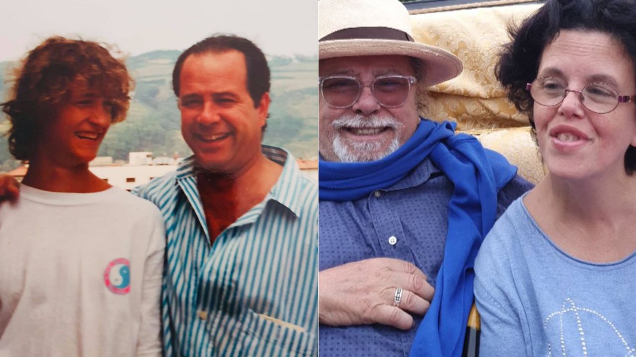 Quique (izquierda) y Elena (derecha), dos de los hijos de Paco Arévalo. Foto: Diseño HRN