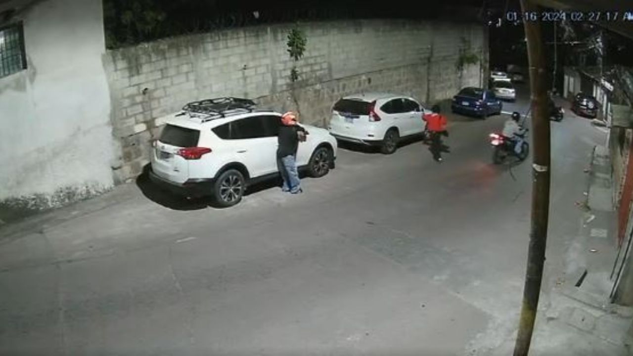 VIDEO: así opera banda que roba retrovisores en Tegucigalpa