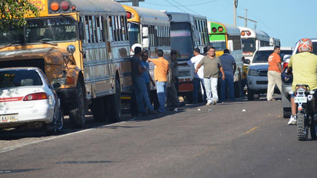 A partir de este lunes, paro indefinido del transporte en Choluteca debido al cierre de la terminal