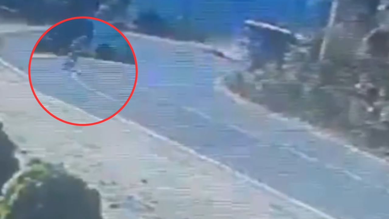 Vídeo muestra cómo murió motociclista al colisionar con autobús en la CA-4