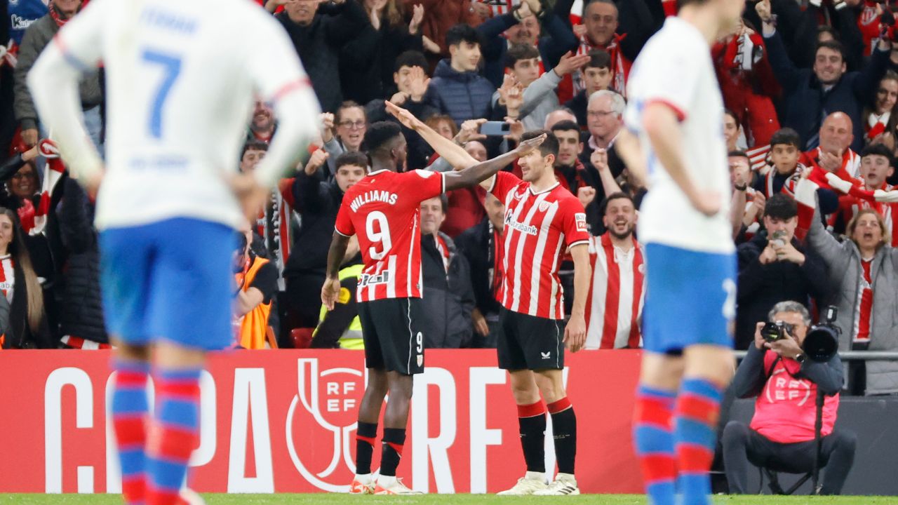 Athletic Club golea y elimina de Copa del Rey a Barcelona en tiempos extra