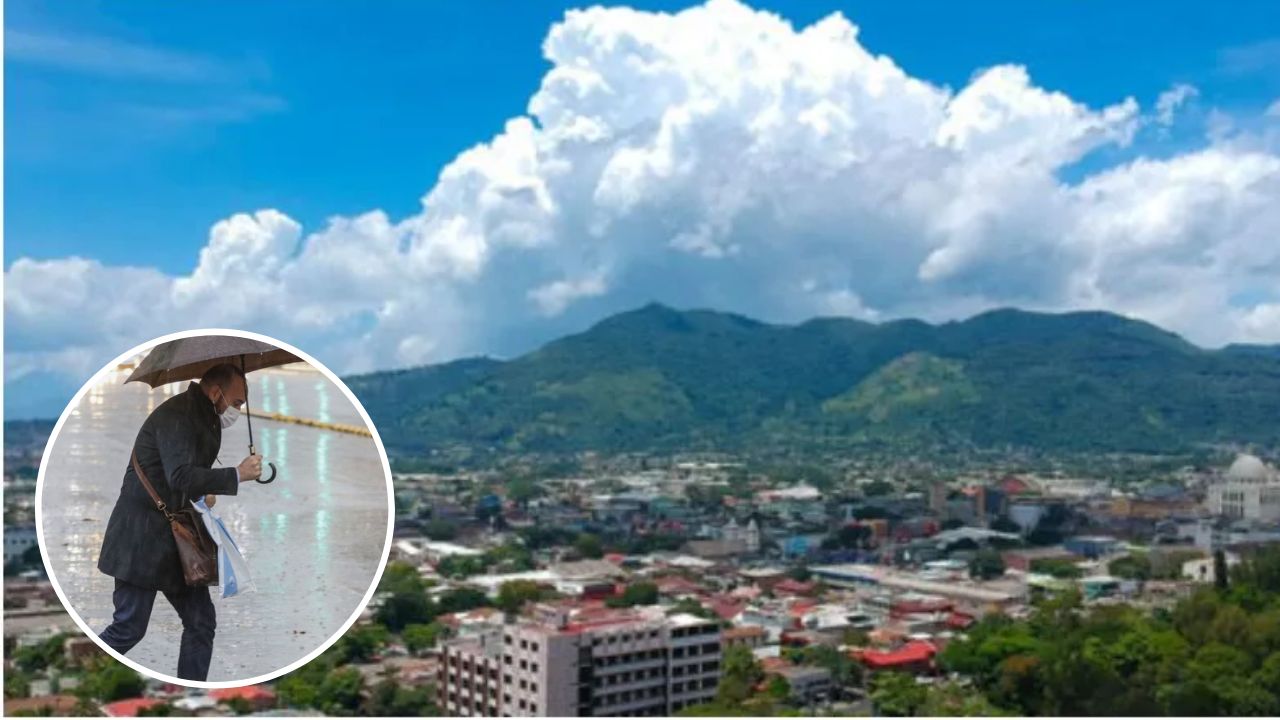Lluvias se presentarán este martes en cuatro departamentos de Honduras
