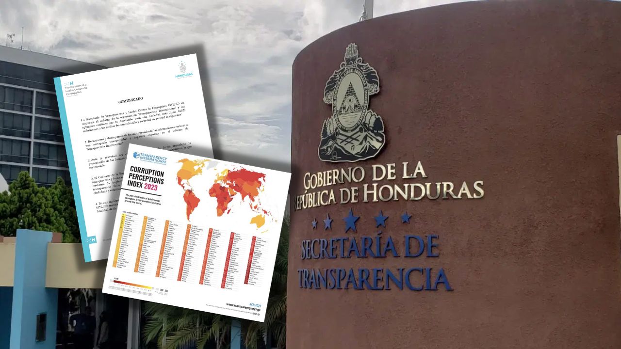 Gobierno de Honduras pide a Transparencia Internacional 'fuentes y pruebas' del Índice de Corrupción