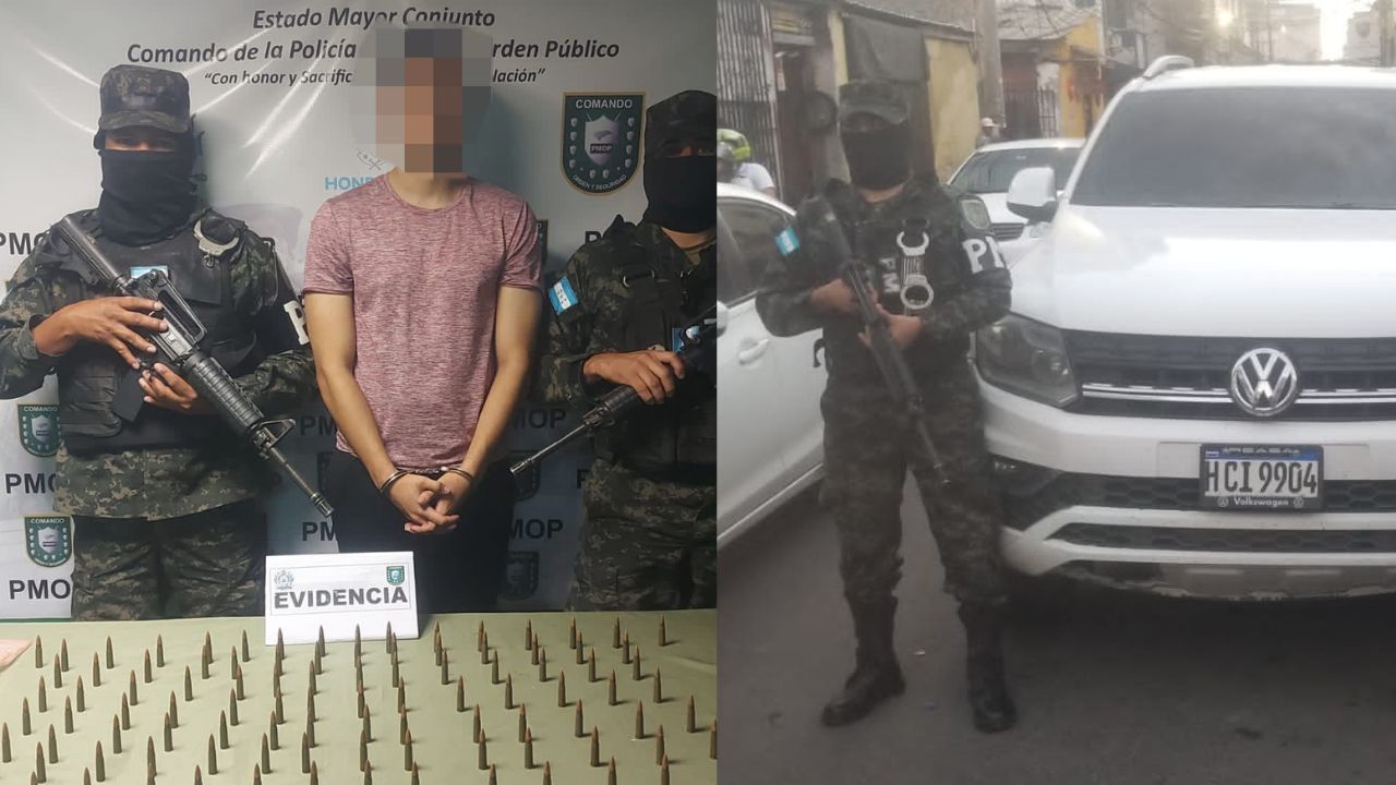 Detienen a alias 'El Fabi' en posesión de armas de fuego de uso prohibido en Tegucigalpa