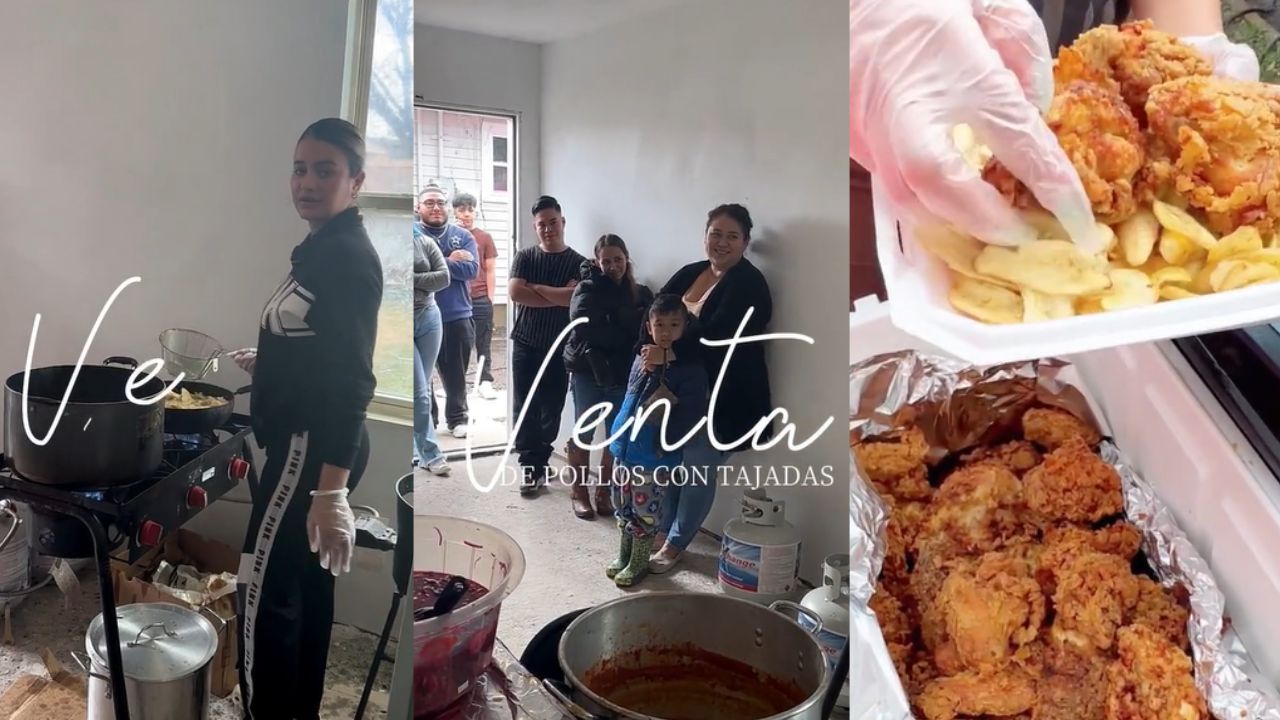 Hondureña convirtió en una celebración su primera venta de pollo chuco en Texas