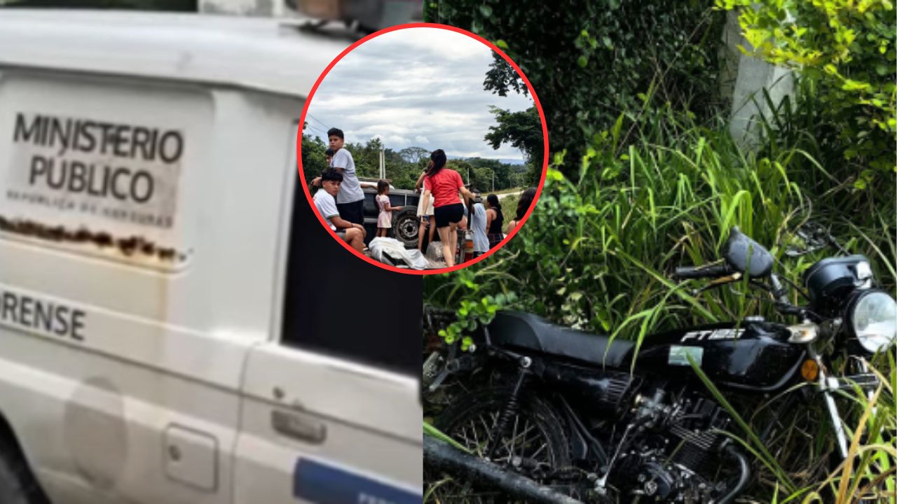Hondureño muere al sufrir un paro cardíaco mientras conducía su moto; se estrelló en el pavimento