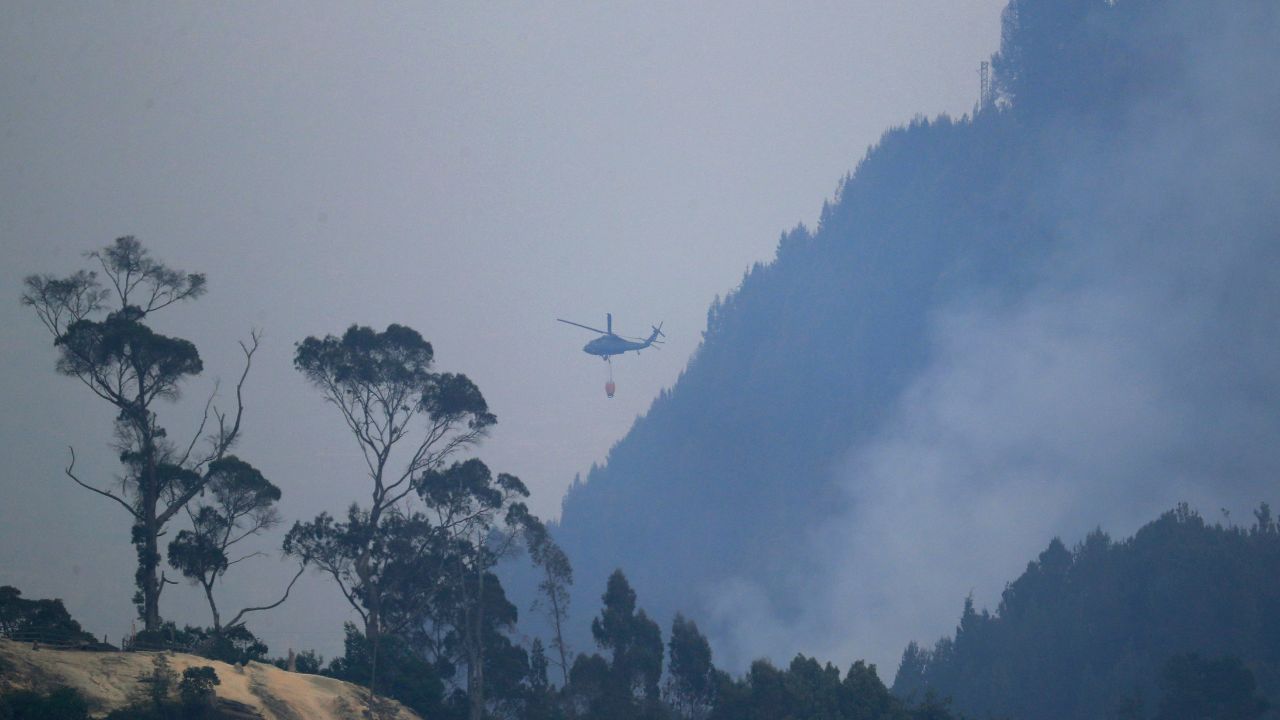 VIDEOS: Hay 17 incendios activos en Colombia, según las autoridades ambientales