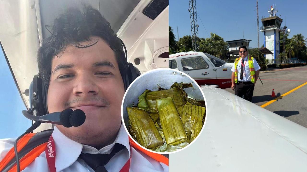 'Dios hace todo': vendiendo tamales, joven logró pagar sus estudios de aviación