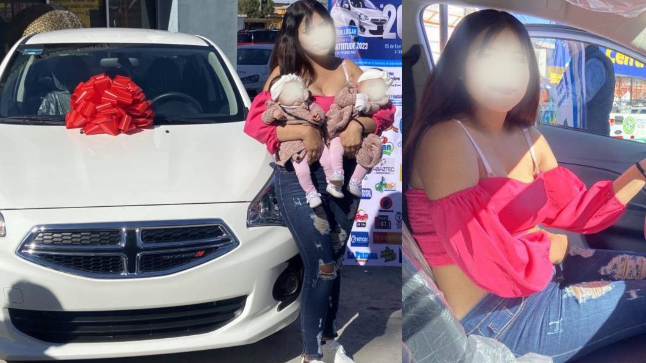 Madre de 14 años se ganó un carro; había tirado el boleto a la basura