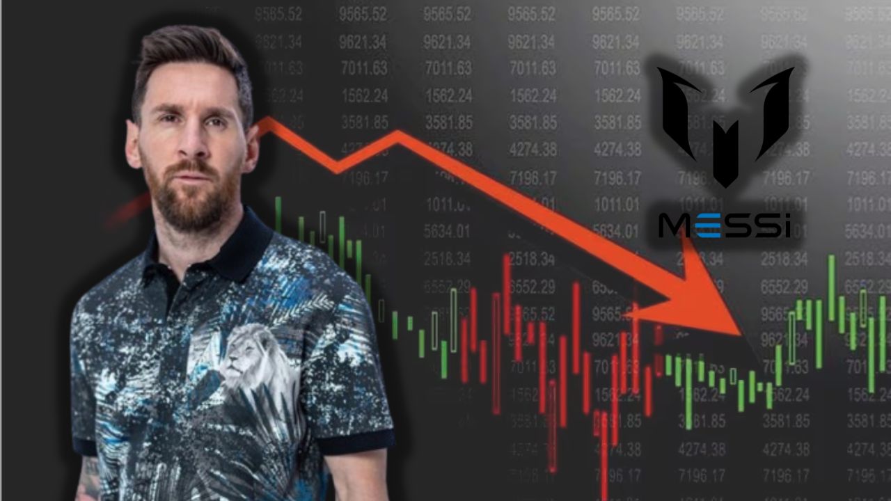 Empresa que vende ropa de Lionel Messi pierde el 86% de su valor en la Bolsa