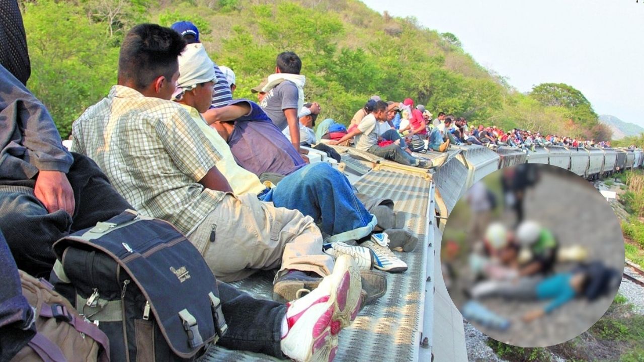 Migrante hondureña pierde un pie al caer de 'La Bestia'